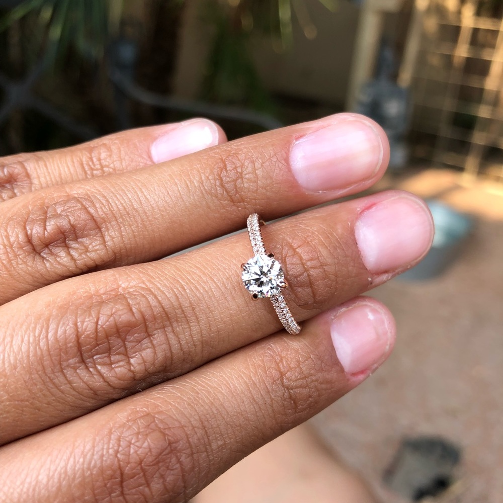 Solitaire Diamond ring - Picture 5 of 5